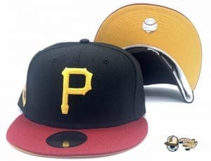 Pittsburgh Pirates 1959 All Star Game Black Red Yellow 59Fifty Fitted Hat by MLB x New Era