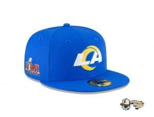 Los Angeles Rams Super Bowl LVI Champions Side Patch 59Fifty Fitted Hat by NFL x New Era