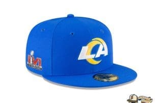 Los Angeles Rams Super Bowl LVI Champions Side Patch 59Fifty Fitted Hat by NFL x New Era