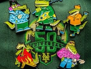MLB Crocodile 59Fifty Fitted Hat Collection by MLB x New Era Pins