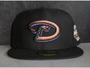 Arizona Diamondbacks 2001 World Series Black Grey 59Fifty Fitted Hat by MLB x New Era