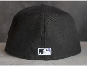 Arizona Diamondbacks 2001 World Series Black Grey 59Fifty Fitted Hat by MLB x New Era Back