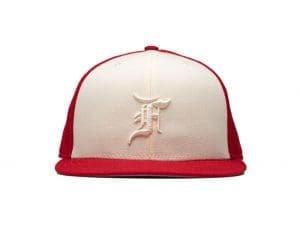 Fear Of God Red White 59Fifty Fitted Hat by Fear Of God x New Era