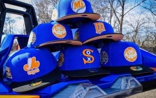 MLB Blue Bead 59Fifty Fitted Hat Collection by MLB x New Era