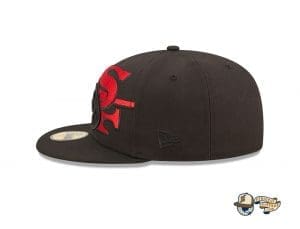 NFL Logo Feature 59Fifty Fitted Hat Collection by NFL x New Era Side