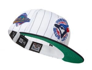 Toronto Blue Jays Pinstripe 59Fifty Fitted Hat by MLB x New Era