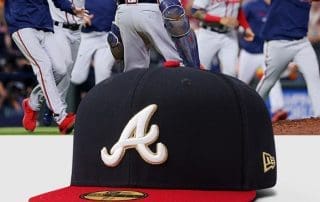 Atlanta Braves Gold 2021 World Series Championship 59Fifty Fitted Hat by MLB x New Era
