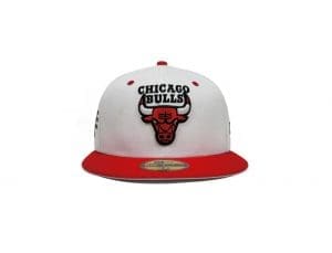 Chicago Bulls 6x Champions 59Fifty Fitted Hat by NBA x New Era Front