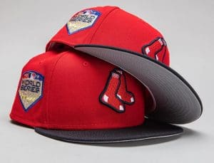 MLB Good Greys 59Fifty Fitted Hat Collection by MLB x New Era RedSox
