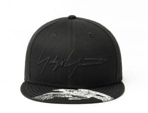 Yohji Yamamoto S22 Crow Signature Logo 59Fifty Fitted Hat by Yohji Yamamoto x New Era Front