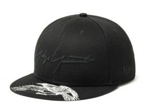 Yohji Yamamoto S22 Crow Signature Logo 59Fifty Fitted Hat by Yohji Yamamoto x New Era Left