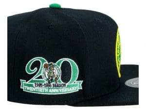 Boston Celtics Hardwood Classics 20th Anniversary Fitted Hat by NBA x Mitchell and Ness Patch