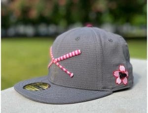 Crossed Bats Logo Sakura 2022 59Fifty Fitted Hat by JustFitteds x New Era