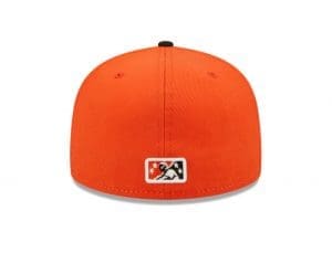 Peoria Chiefs Orange Barrel 59Fifty Fitted Hat by MiLB x New Era Back