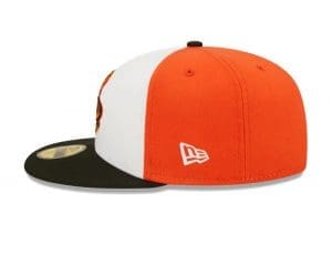 Peoria Chiefs Orange Barrel 59Fifty Fitted Hat by MiLB x New Era Side