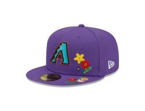 Visor Bloom 59Fifty Fitted Hat Collection by NFL x MLB x New Era Left