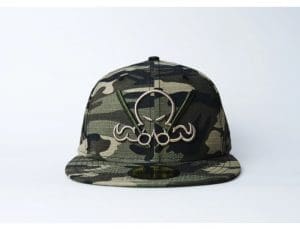 OctoSlugger Dark Woodland Camo Ripstop 59Fifty Fitted Hat by Dionic x New Era OctoSlugger Dark Woodland Camo Ripstop 59Fifty Fitted Hat by Dionic x New Era