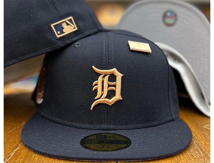 Detroit Tigers 1968 World Series Navy Copper 59Fifty Fitted Hat by MLB x New Era