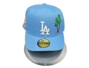 Los Angeles Dodgers 40th Anniversary Sky Palm Tree 59Fifty Fitted Hat by MLB x New Era