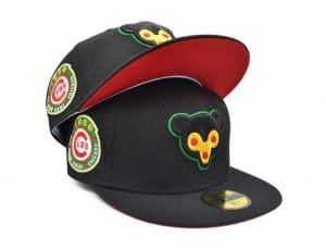 Chicago Cubs 1962 All-Star Game Black Red 59Fifty Fitted Hat by MLB x New Era