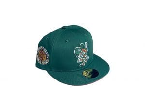 Detroit Tigers 1968 World Series Pine Green 59Fifty Fitted Hat by MLB x New Era Front