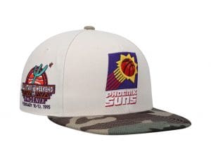 Phoenix Suns 1995 All-Star Weekend Hardwood Classics Fitted Hat by NBA x Mitchell And Ness Patch