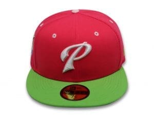 San Diego Padres 40th Anniversary Pink Lime 59Fifty Fitted Hat by MLB x New Era