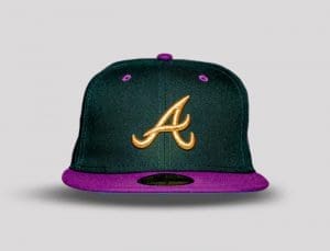 Atlanta Braves 1996 World Series Green Sparkling 59Fifty Fitted Hat by MLB x New Era