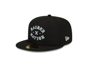 Born x Raised Las Vegas Raiders 59Fifty Fitted Hat by Born x Raised x NFL x New Era Front