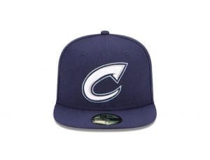 Columbus Clippers On-Field Home 5Fifty Fitted Hat by MiLB x New Era Front