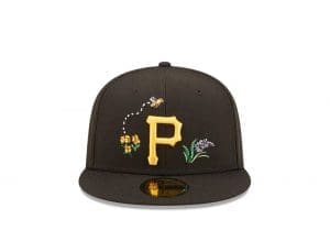 MLB Watercolor Floral 59Fifty Fitted Hat Collection by MLB x New Era Front