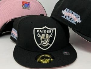 Oakland Raiders Super Bowl 18 59Fifty Fitted Hat by NFL x New Era Front
