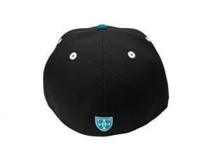 Vanguard Black Teal Breeze 59Fifty Fitted Hat by Fitted Hawaii x New Era Back
