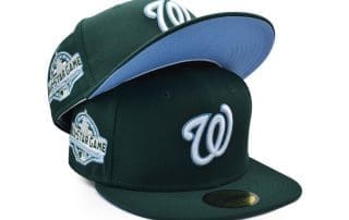 Washington Nationals 2018 All-Star Game Pine Icy Blue 59Fifty Fitted Hat by MLB x New Era