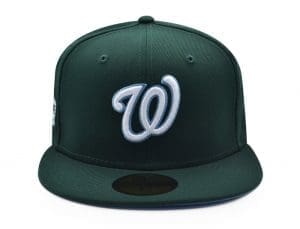 Washington Nationals 2018 All-Star Game Pine Icy Blue 59Fifty Fitted Hat by MLB x New Era Front