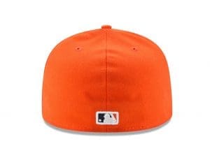 Houston Astros 2022 World Series Orange Navy 59Fifty Fitted Hat by MLB x New Era Back