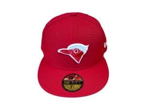 Kolea Red White 59Fifty Fitted Hat by Fitted Hawaii x New Era