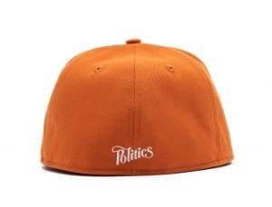 Politics Flight Orange Walnut 59Fifty Fitted Hat by Politics x New Era Back