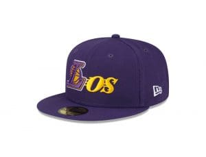 Born x Raised Los Angeles Lakers 2022 59Fifty Fitted Hat by Born x Raised x NBA x New Era Left