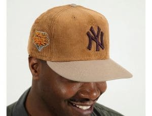 Hat Club Cord Dreams Khaki And Burnt Orange 59Fifty Fitted Hat Collection by MLB x New Era Patch