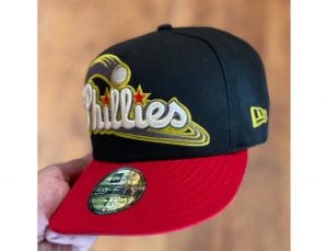 Philadelphia Phillies Custom Dreams And Nightmares Inspired 59Fifty Fitted Hat by MLB x New Era Left