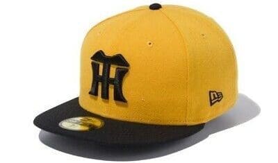 Hanshin Tigers fitted cap yellow