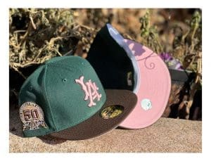 MLB Green And Brown Two Tones 59Fifty Fitted Hat Collection by MLB x New Era Angels