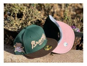 MLB Green And Brown Two Tones 59Fifty Fitted Hat Collection by MLB x New Era Braves