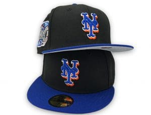 New York Mets 2000 Subway Series Black Blue 59Fifty Fitted Hat by MLB x New Era