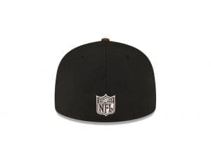 NFL Black Walnut 59Fifty Fitted Hat Collection by NFL x New Era Back