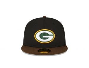 NFL Black Walnut 59Fifty Fitted Hat Collection by NFL x New Era Front
