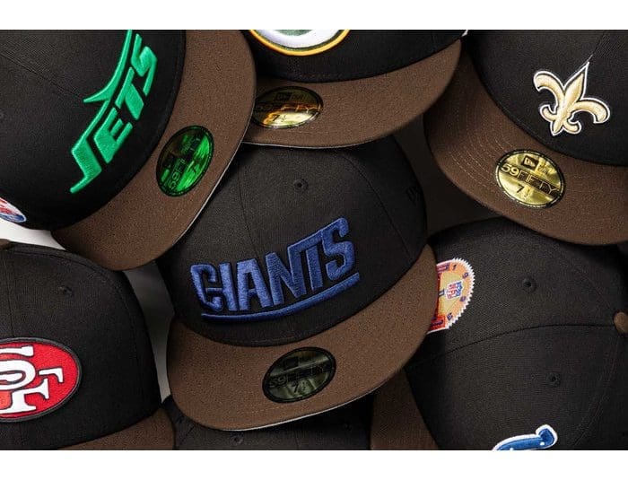 NFL Black Walnut 59Fifty Fitted Hat Collection by NFL x New Era