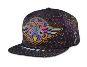 Night Owl Rainbow Vortex Fitted Hat by Grassroots