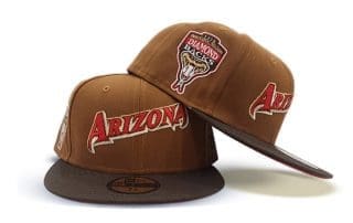 Arizona Diamondbacks 1998 Inaugural Season Toast Script 59Fifty Fitted Hat by MLB x New Era